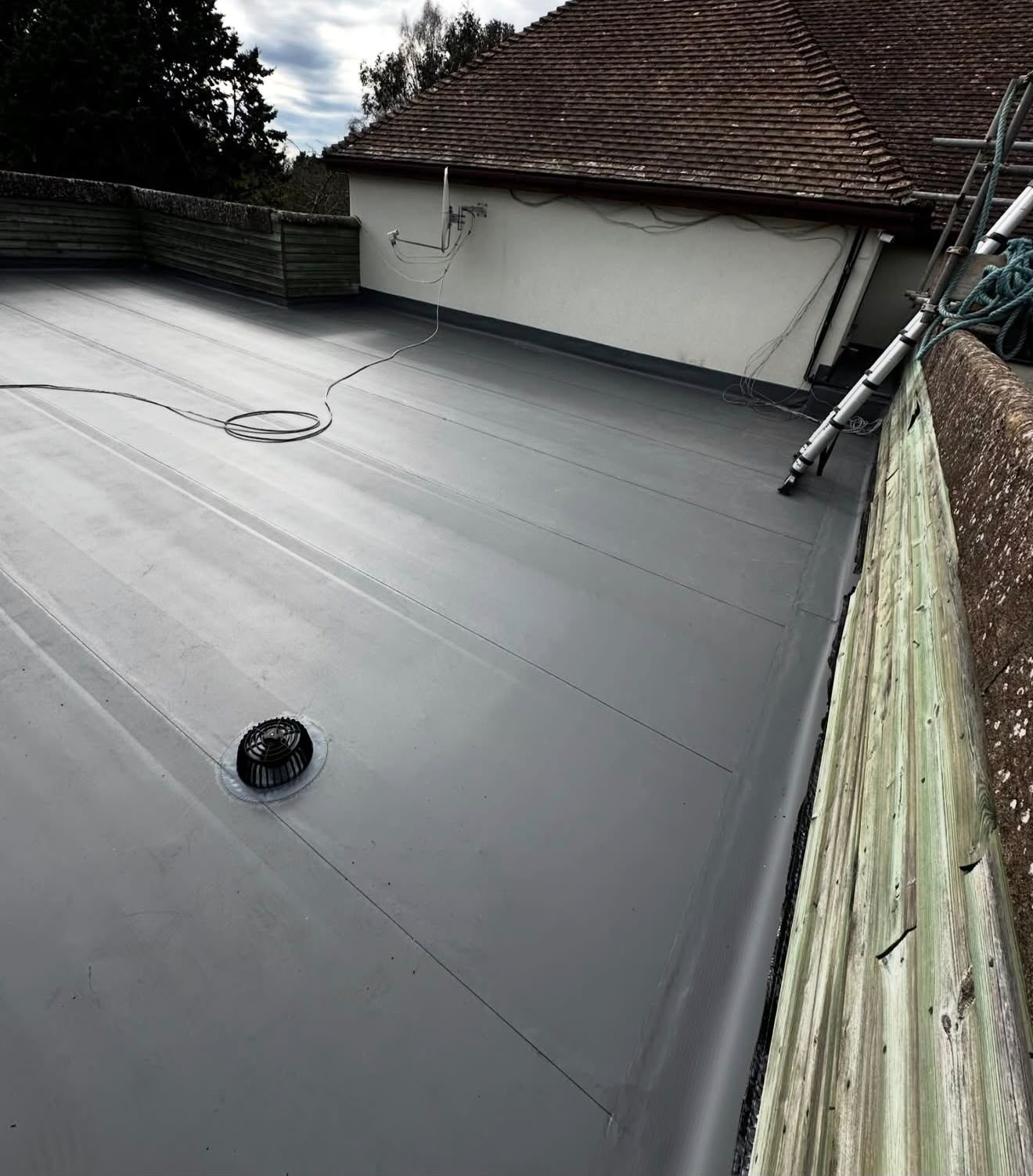 Domestic flat roof on a house extension waterproofed by Platinum Flat Roofing in Bromley and Kent, project photograph 5