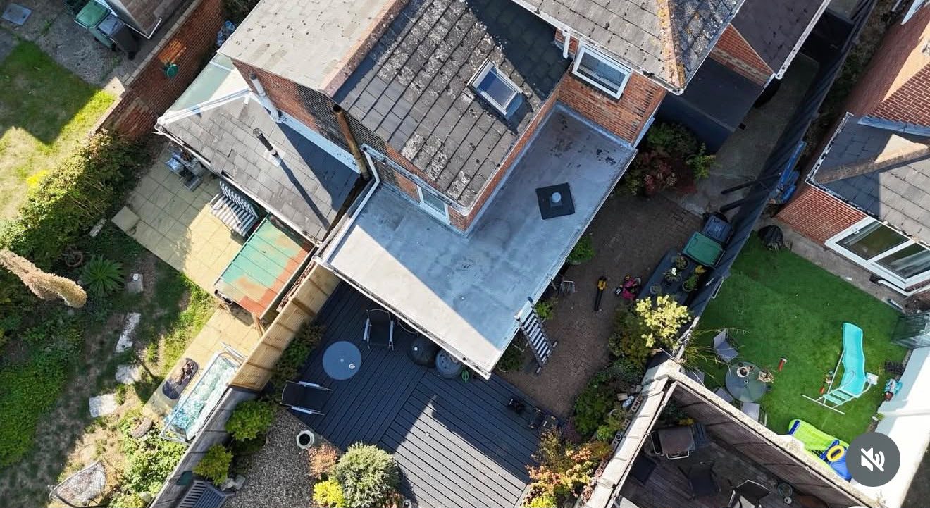 New build and extension flat roof waterproofing completed by Platinum Flat Roofing in Kent and London, project photograph 7