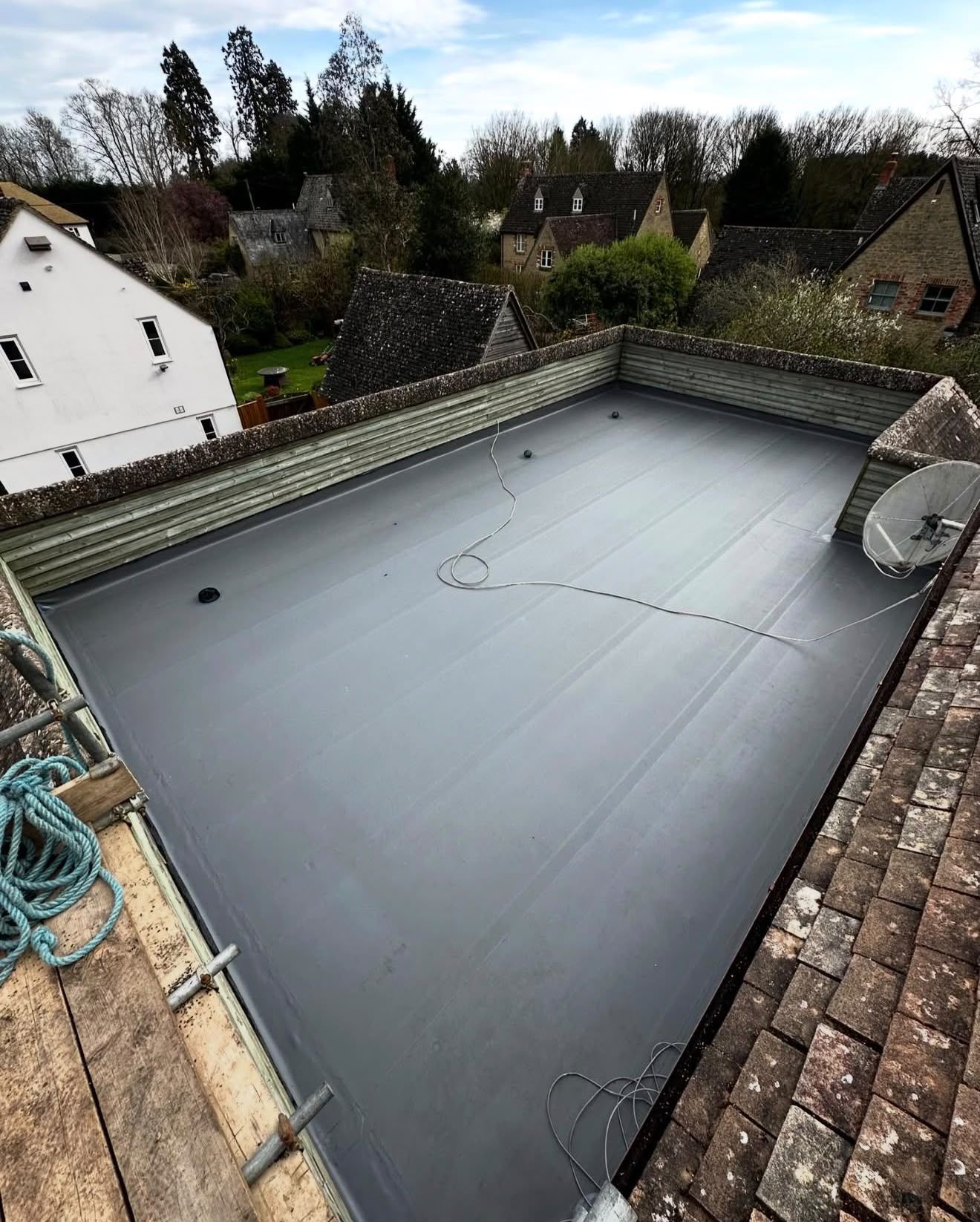 Domestic flat roof on a house extension waterproofed by Platinum Flat Roofing in Bromley and Kent, project photograph 13