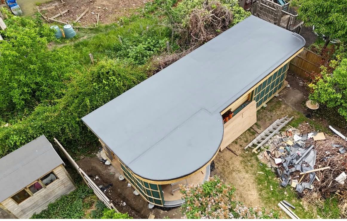 New build and extension flat roof waterproofing completed by Platinum Flat Roofing in Kent and London, project photograph 10