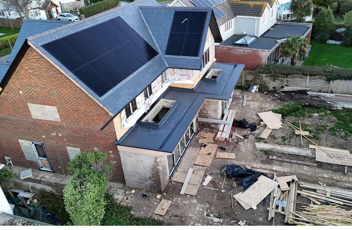 New build and extension flat roof waterproofing completed by Platinum Flat Roofing in Kent and London, project photograph 4