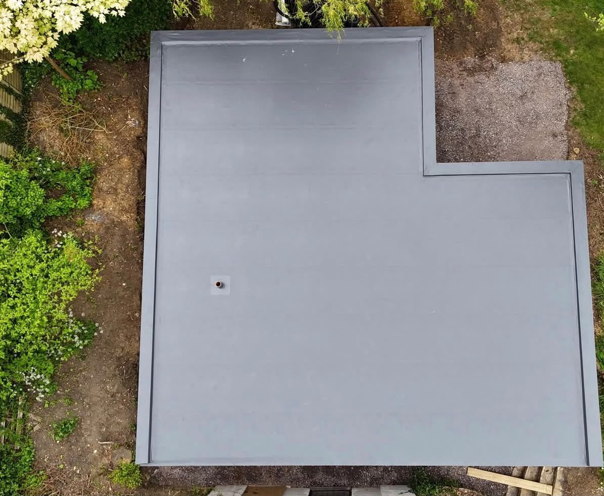 Single-ply membrane flat roof with welded seam detailing installed by Platinum Flat Roofing, project photograph 5