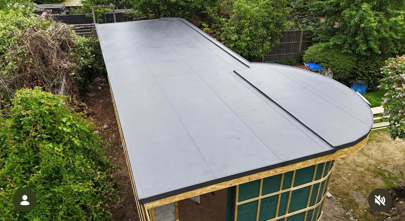 New build and extension flat roof waterproofing completed by Platinum Flat Roofing in Kent and London, project photograph 11