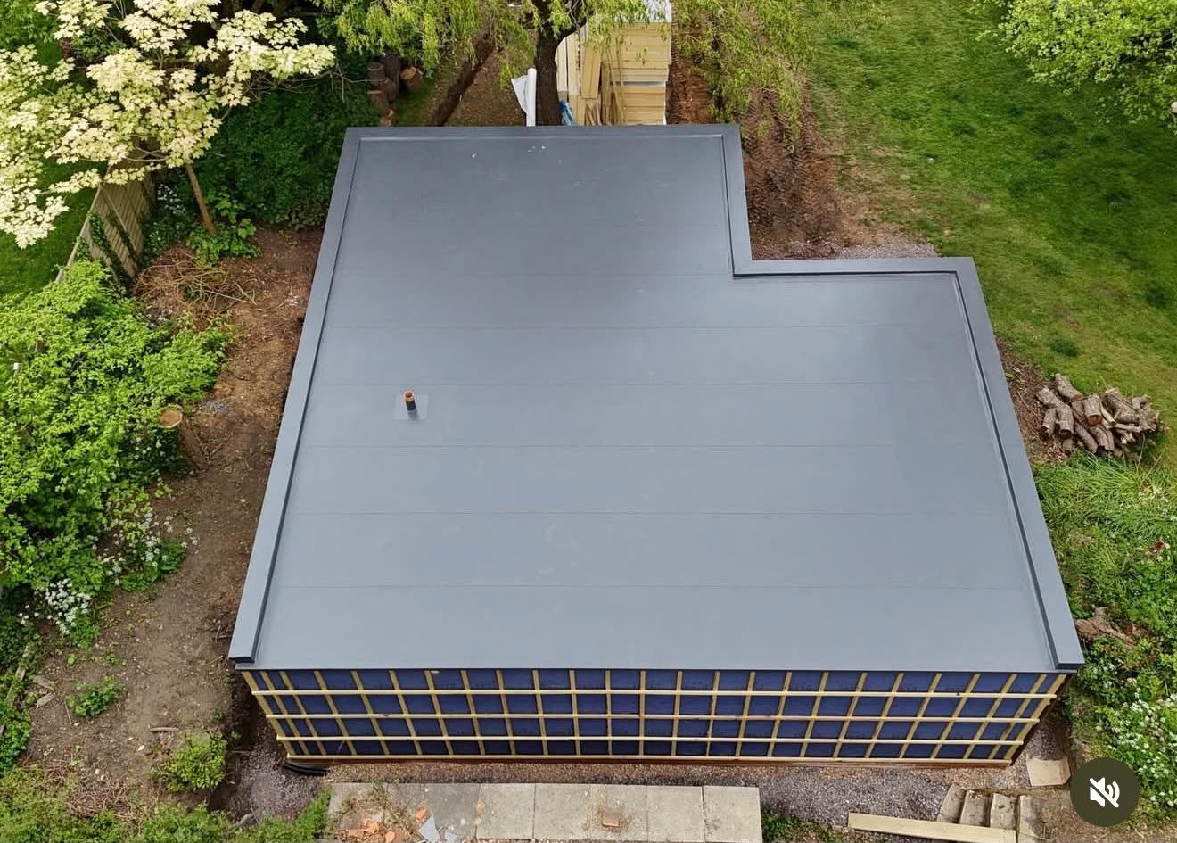 New build and extension flat roof waterproofing completed by Platinum Flat Roofing in Kent and London, project photograph 5