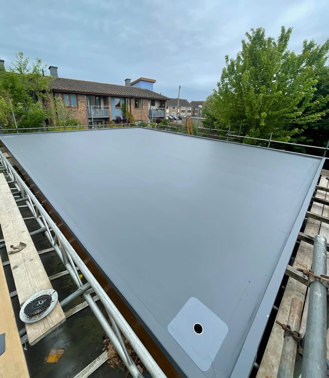 Domestic flat roof on a house extension waterproofed by Platinum Flat Roofing in Bromley and Kent, project photograph 8